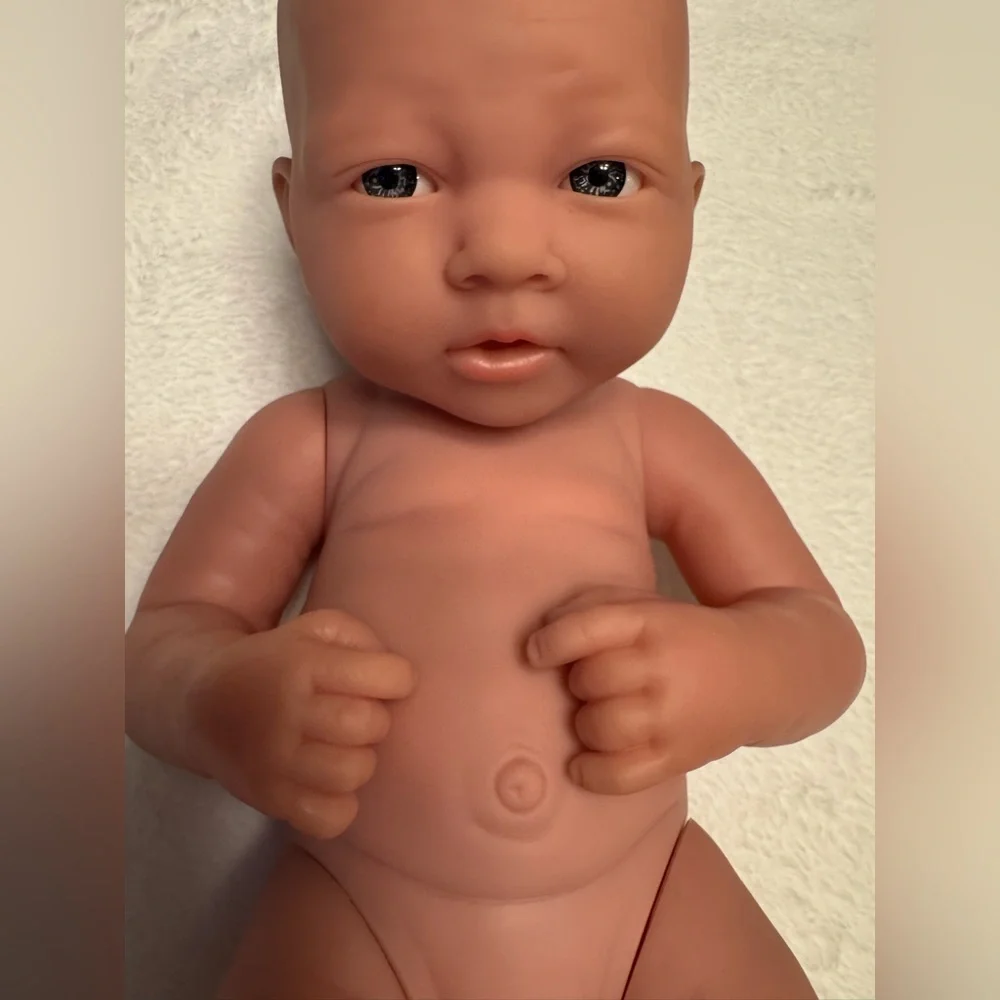 Berenguer Vinyl Newborn Doll Baby Girl Realistic Lifelike Blue Eyes 22-07 14